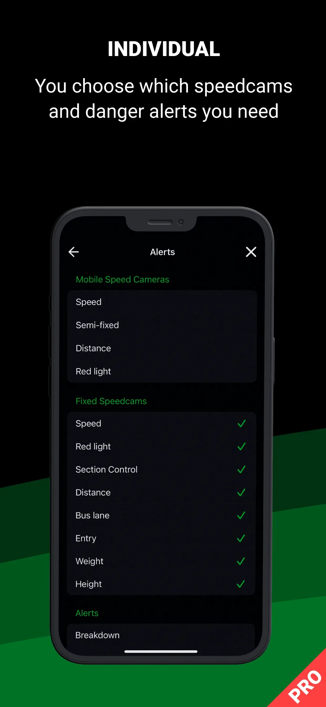 Blitzer.de PRO app store screenshot 6 — Navigation (iOS)