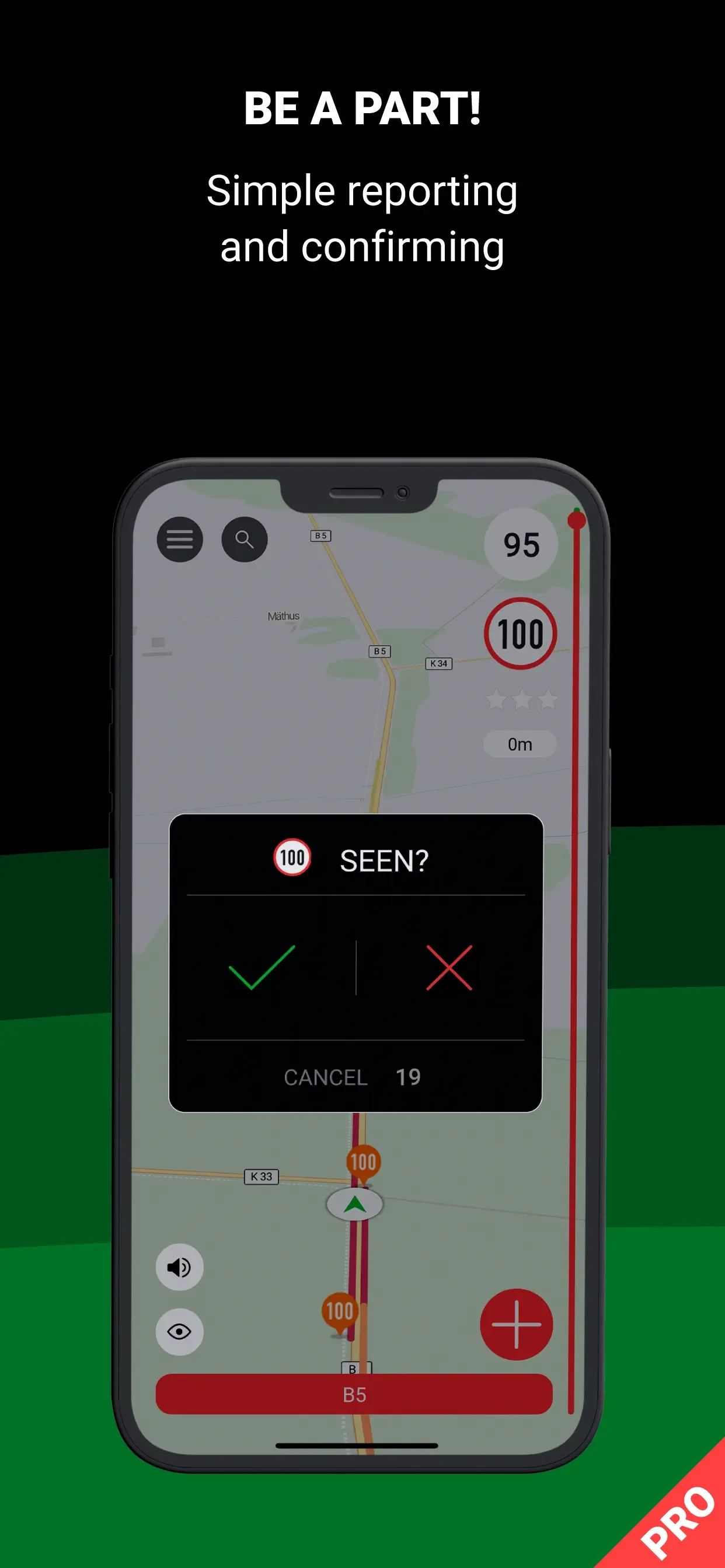 Blitzer.de PRO app store screenshot 8 — Navigation (iOS)