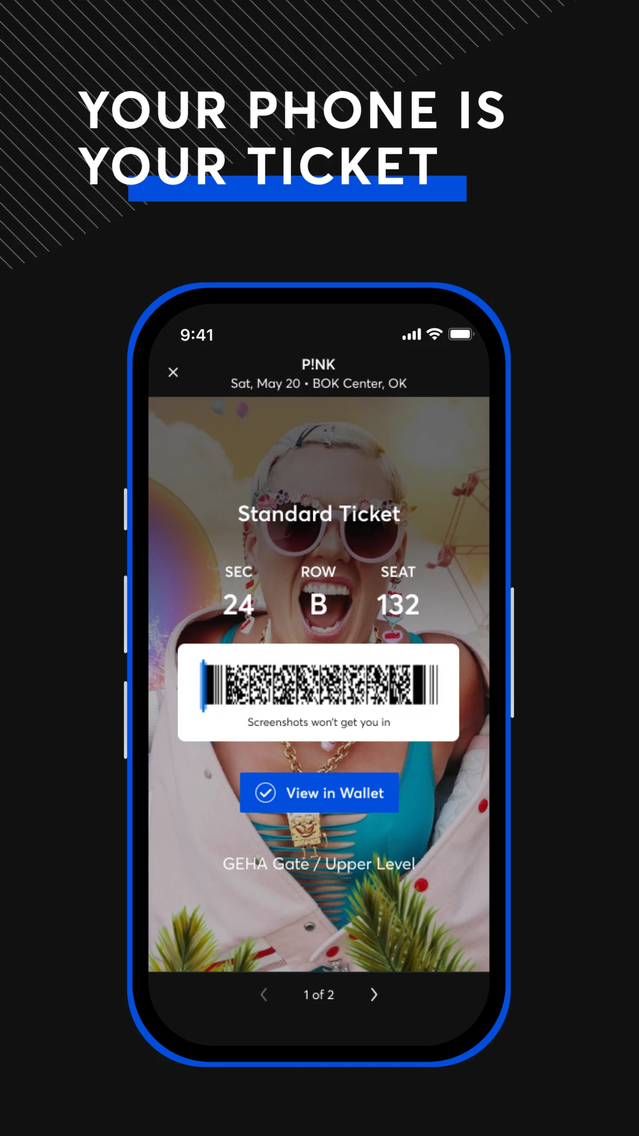 Ticketmaster-Buy, Sell Tickets app store screenshot 1 — Entertainment (iOS)
