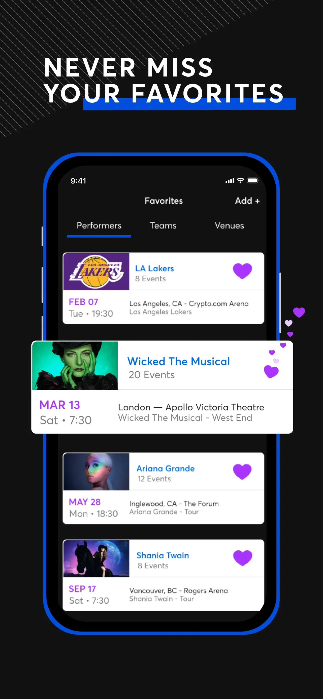 Ticketmaster－Buy, Sell Tickets app store screenshot 2 — Entertainment (iOS)