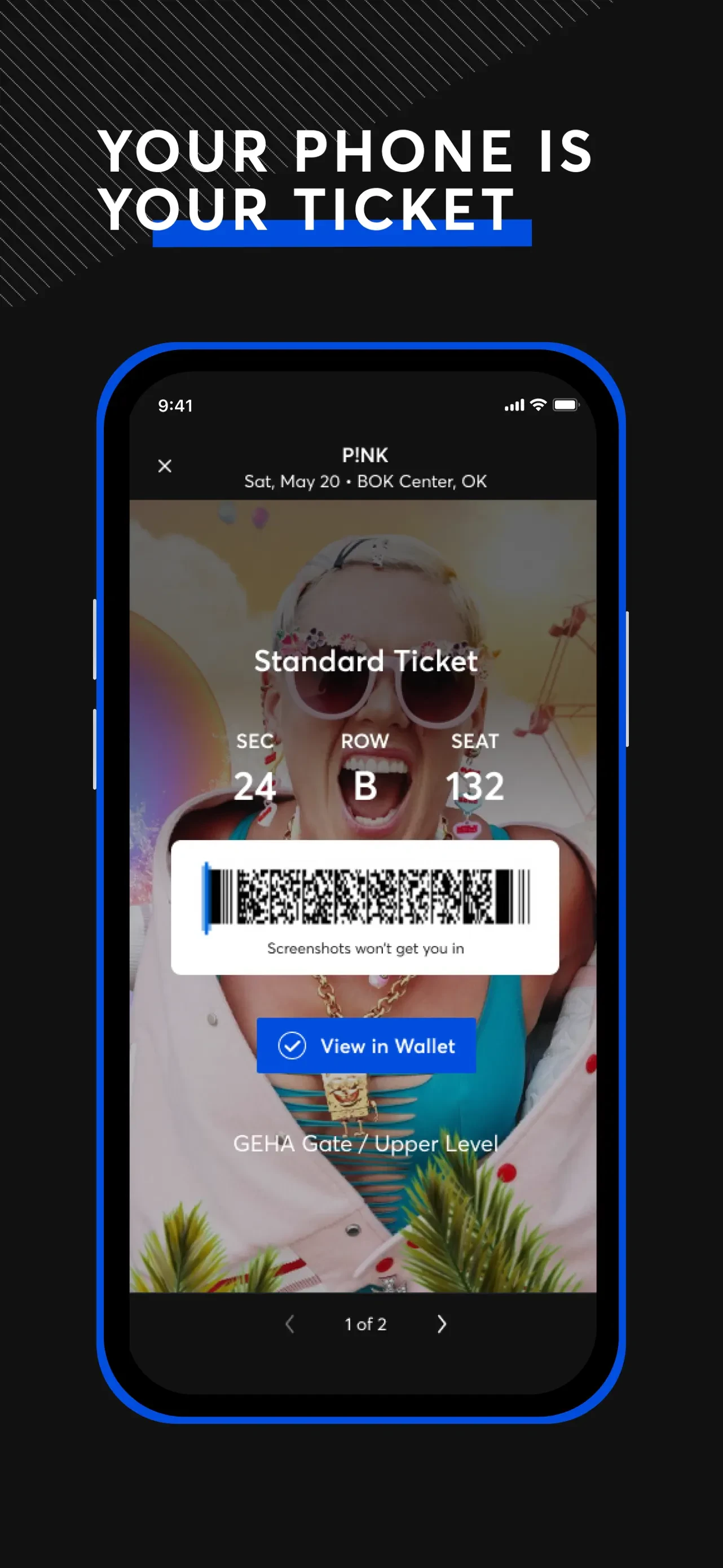 Ticketmaster－Buy, Sell Tickets app store screenshot 4 — Entertainment (iOS)