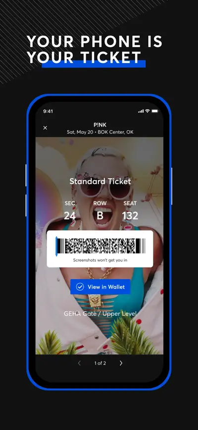 Ticketmaster－Buy, Sell Tickets app store screenshot 4 — Entertainment (iOS)