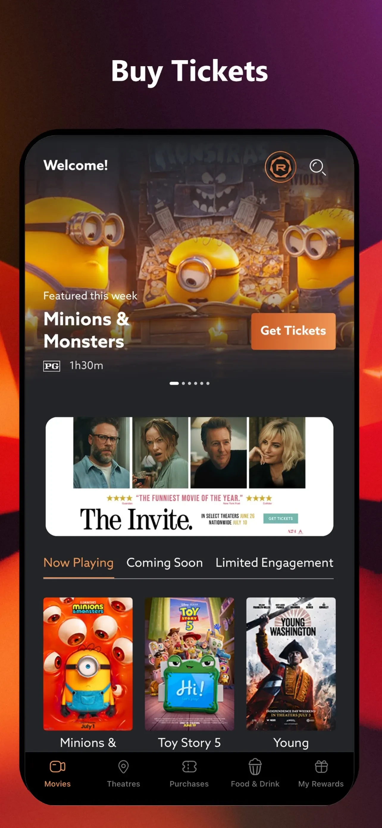 Regal: Movie Tickets Made Easy app store screenshot 2 — Unknown (iOS)