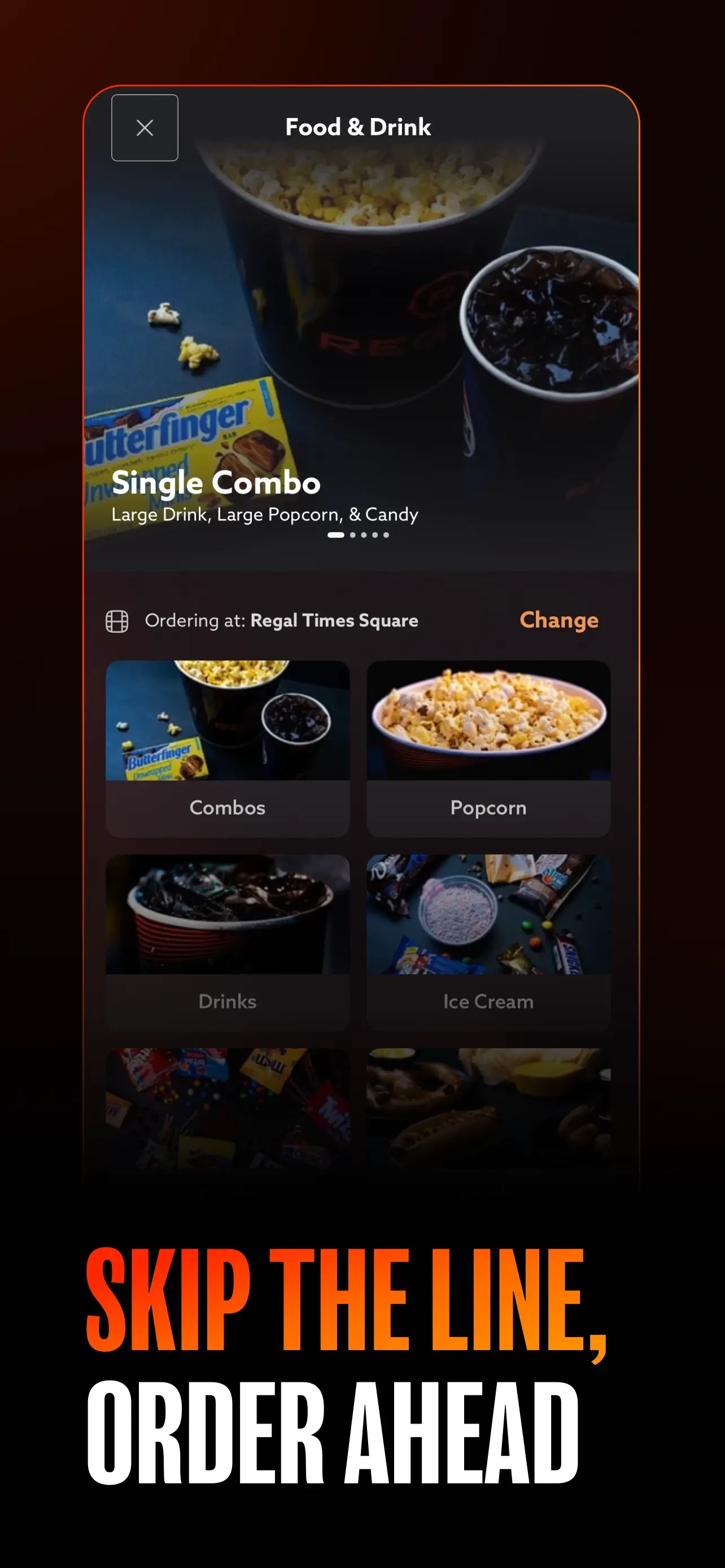 Regal: Movie Tickets Made Easy app store screenshot 3 — Unknown (iOS)