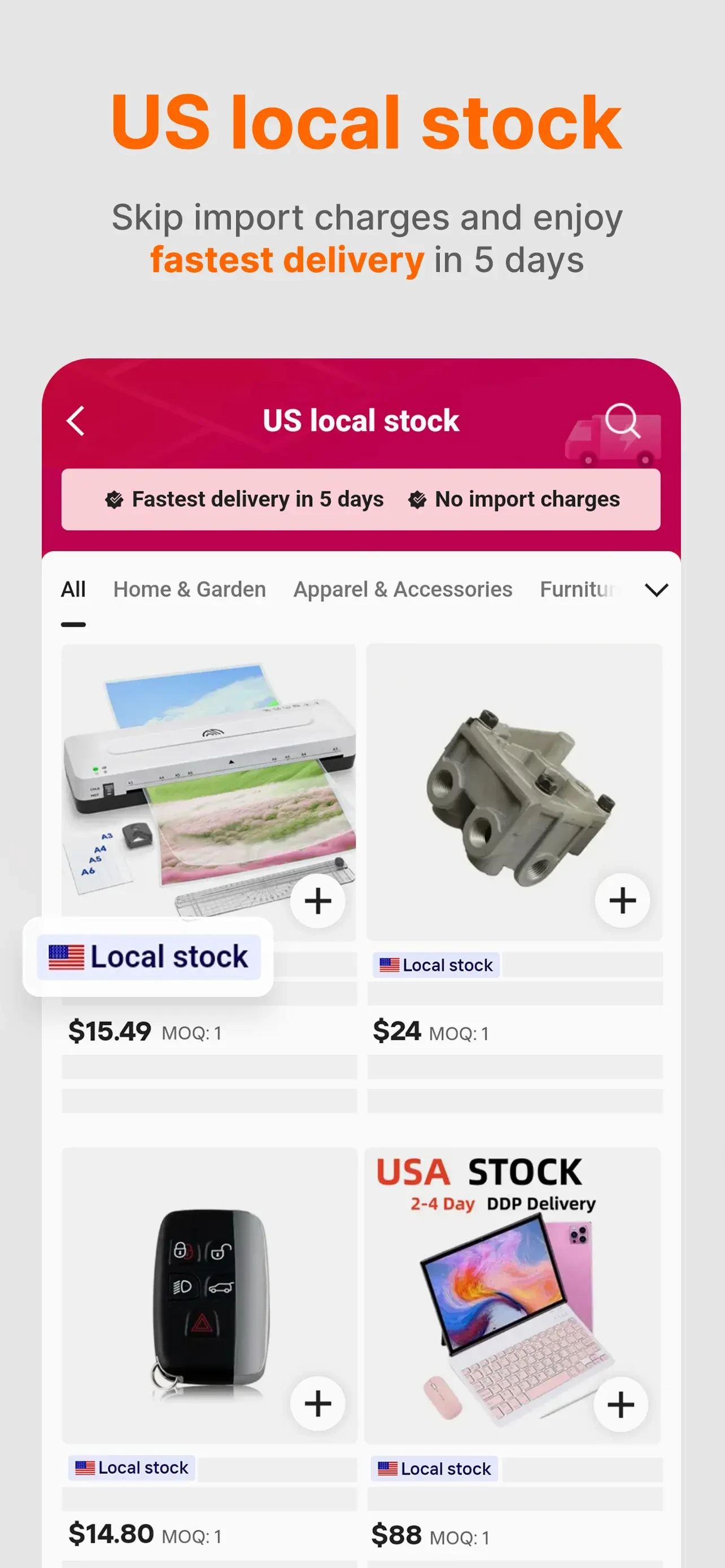 Alibaba.com app store screenshot 2 — Shopping (iOS)