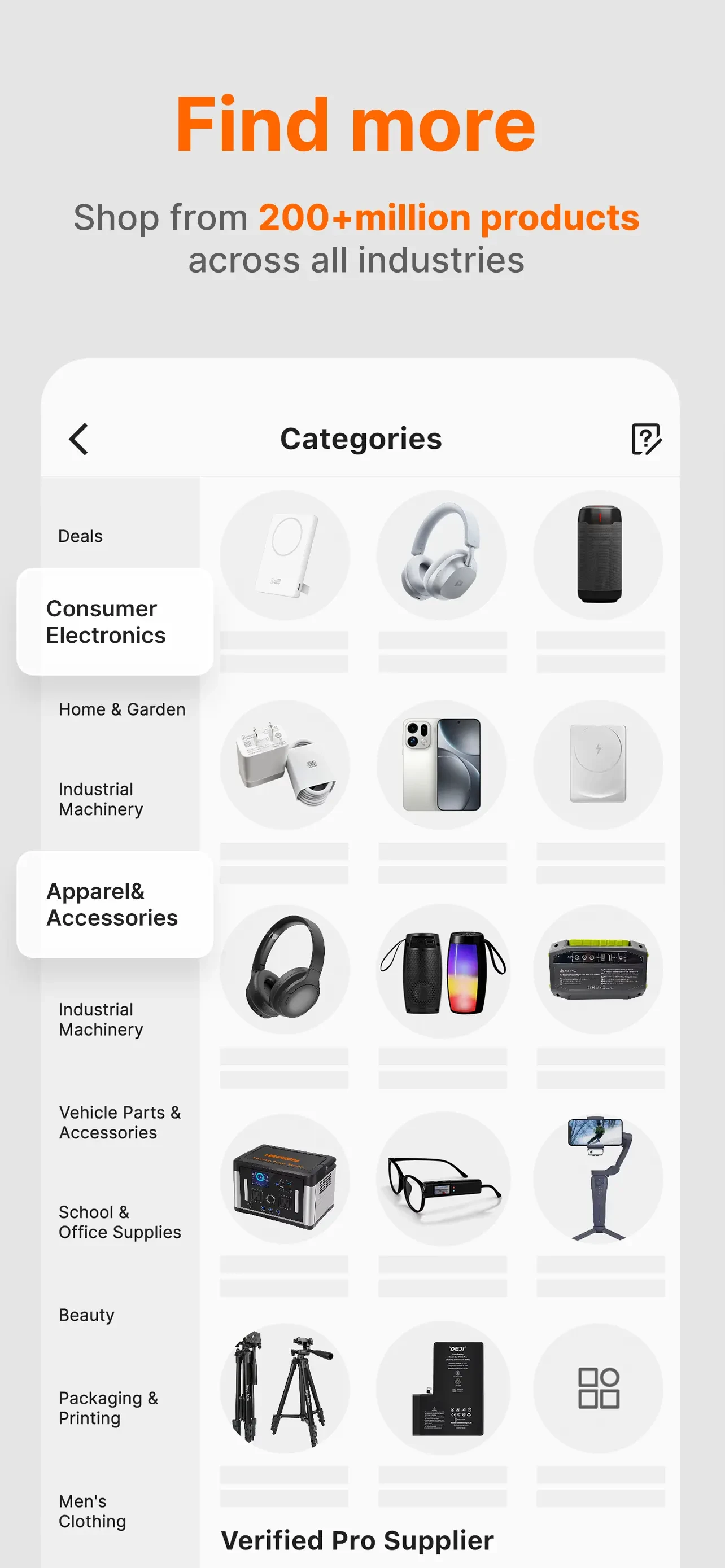 Alibaba.com app store screenshot 5 — Shopping (iOS)