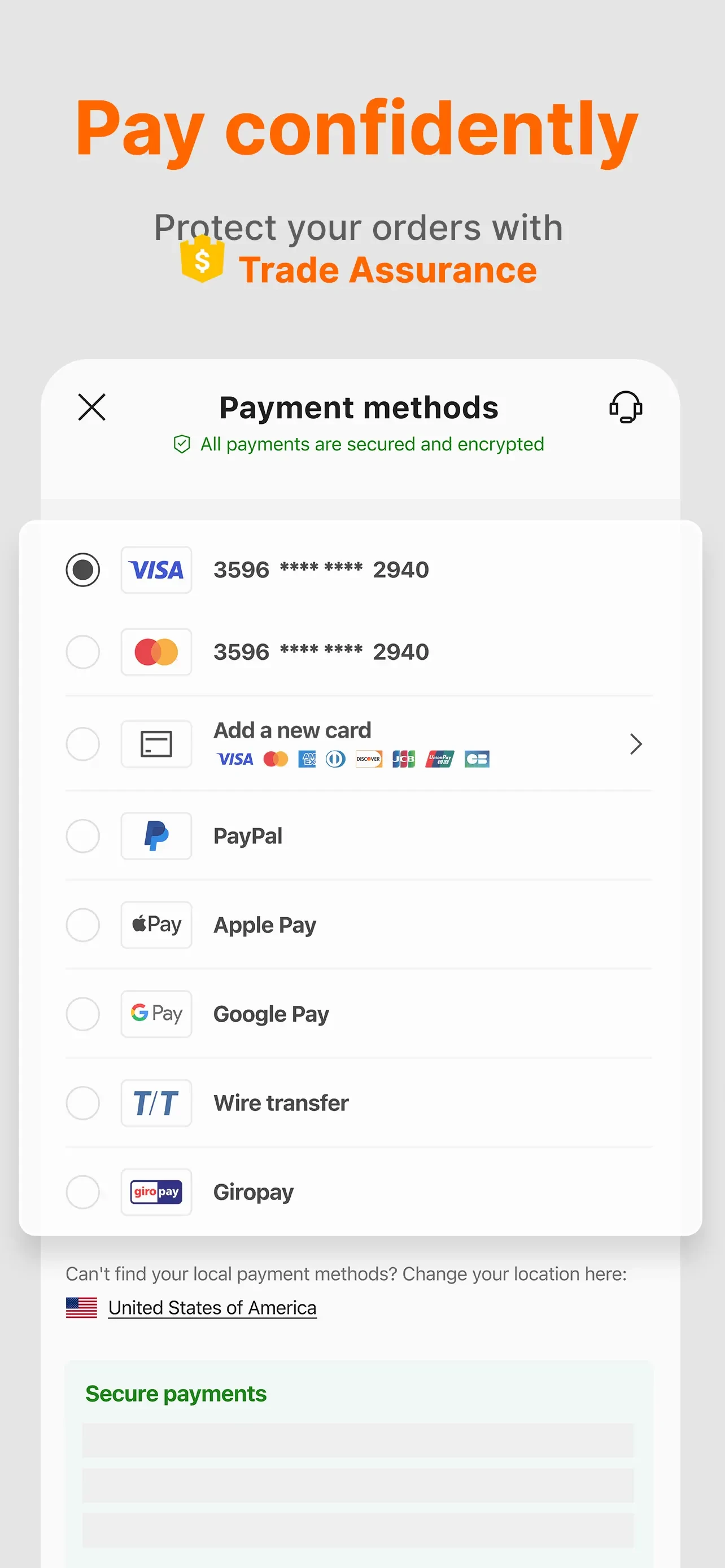 Alibaba.com app store screenshot 9 — Shopping (iOS)