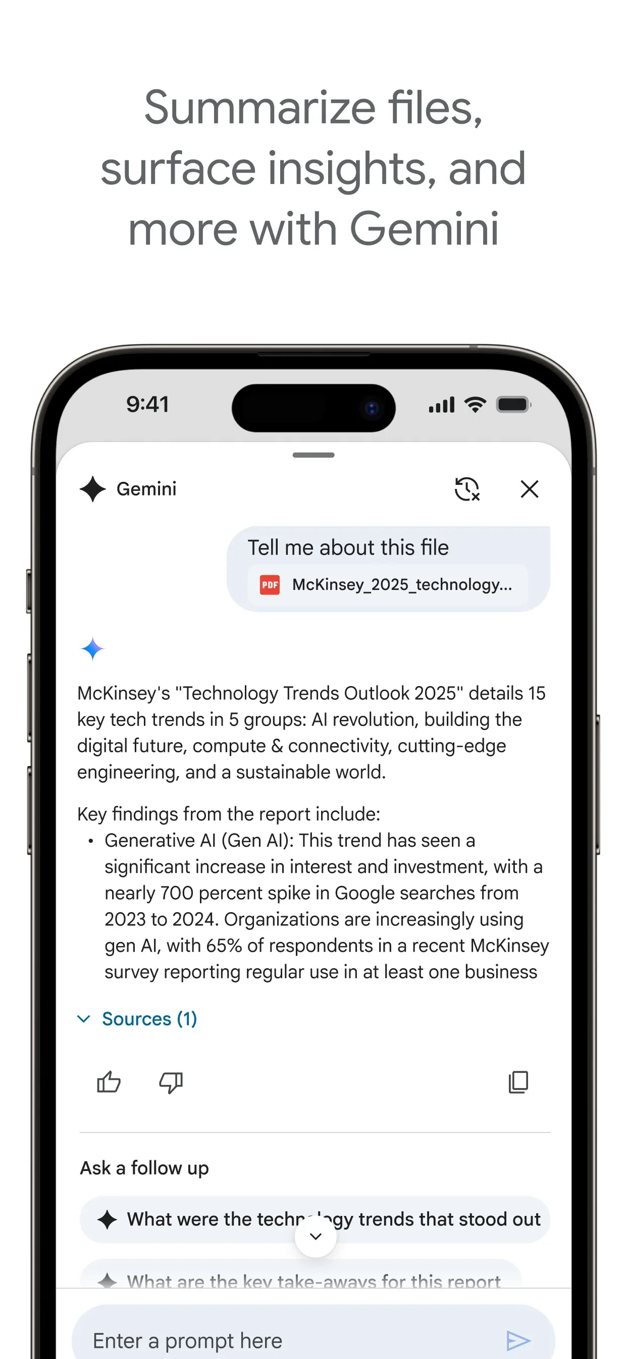Google Drive app store screenshot 5 — Productivity (iOS)