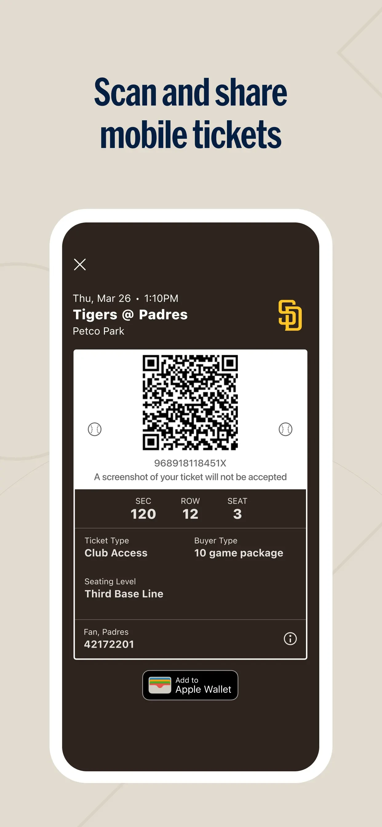 MLB Ballpark app store screenshot 4 — Sports (iOS)