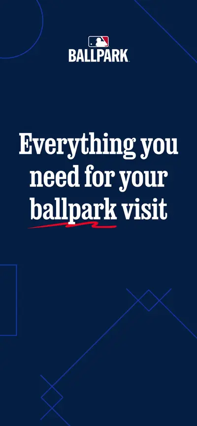 MLB Ballpark app store screenshot 1 — Sports (iOS)