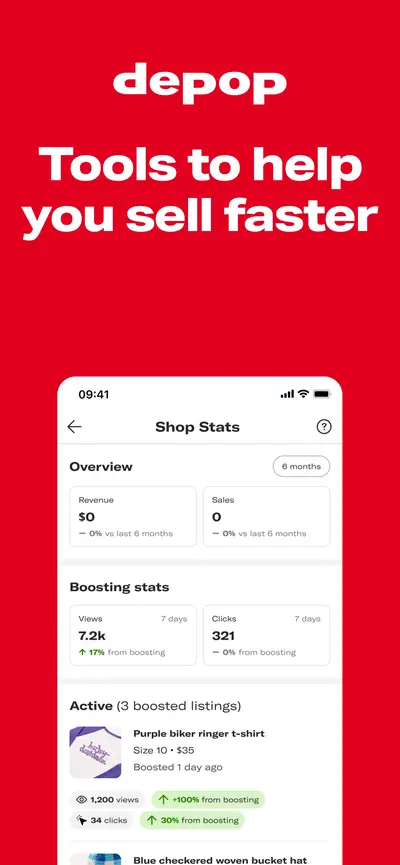 Depop - Buy & Sell Clothes app store screenshot 5 — Shopping (iOS)