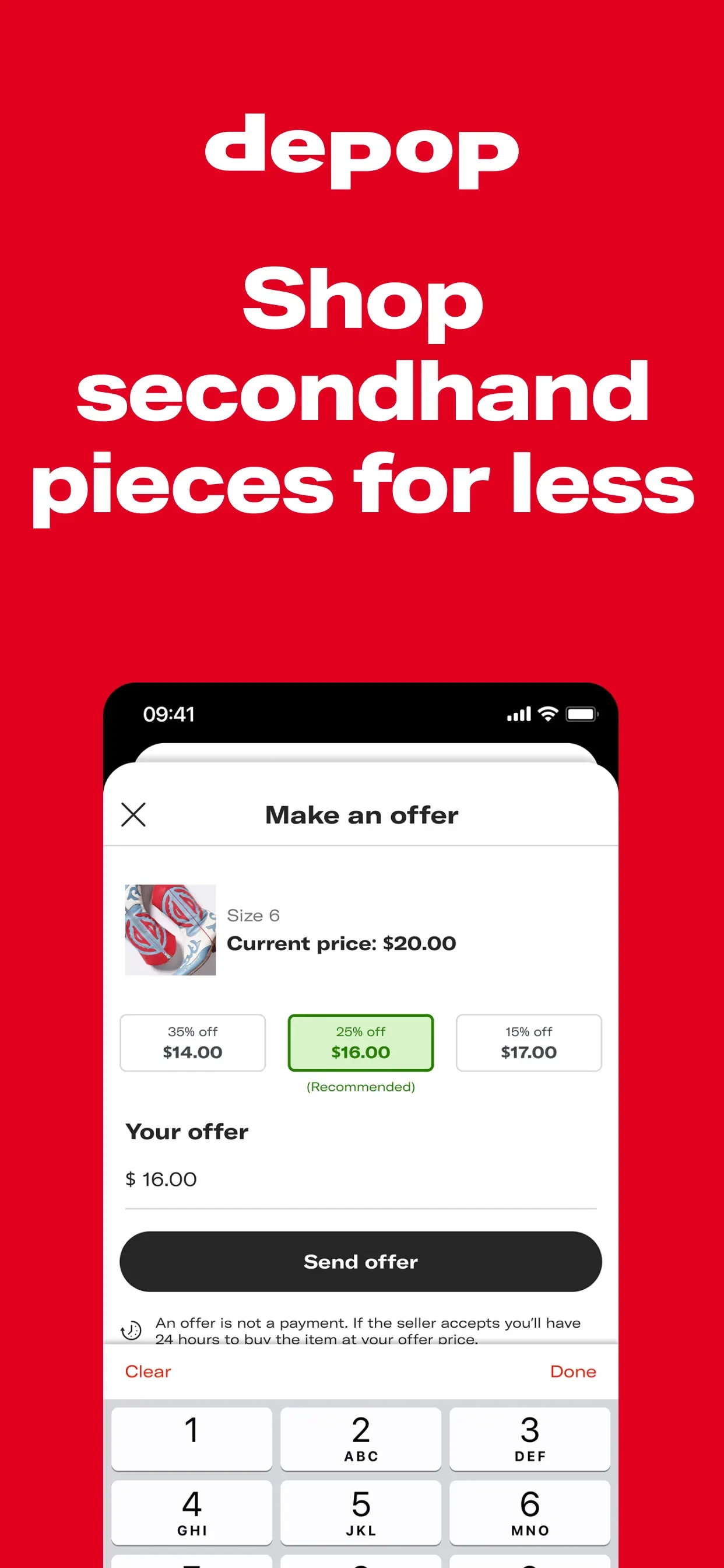 Depop - Buy & Sell Clothes app store screenshot 7 — Shopping (iOS)