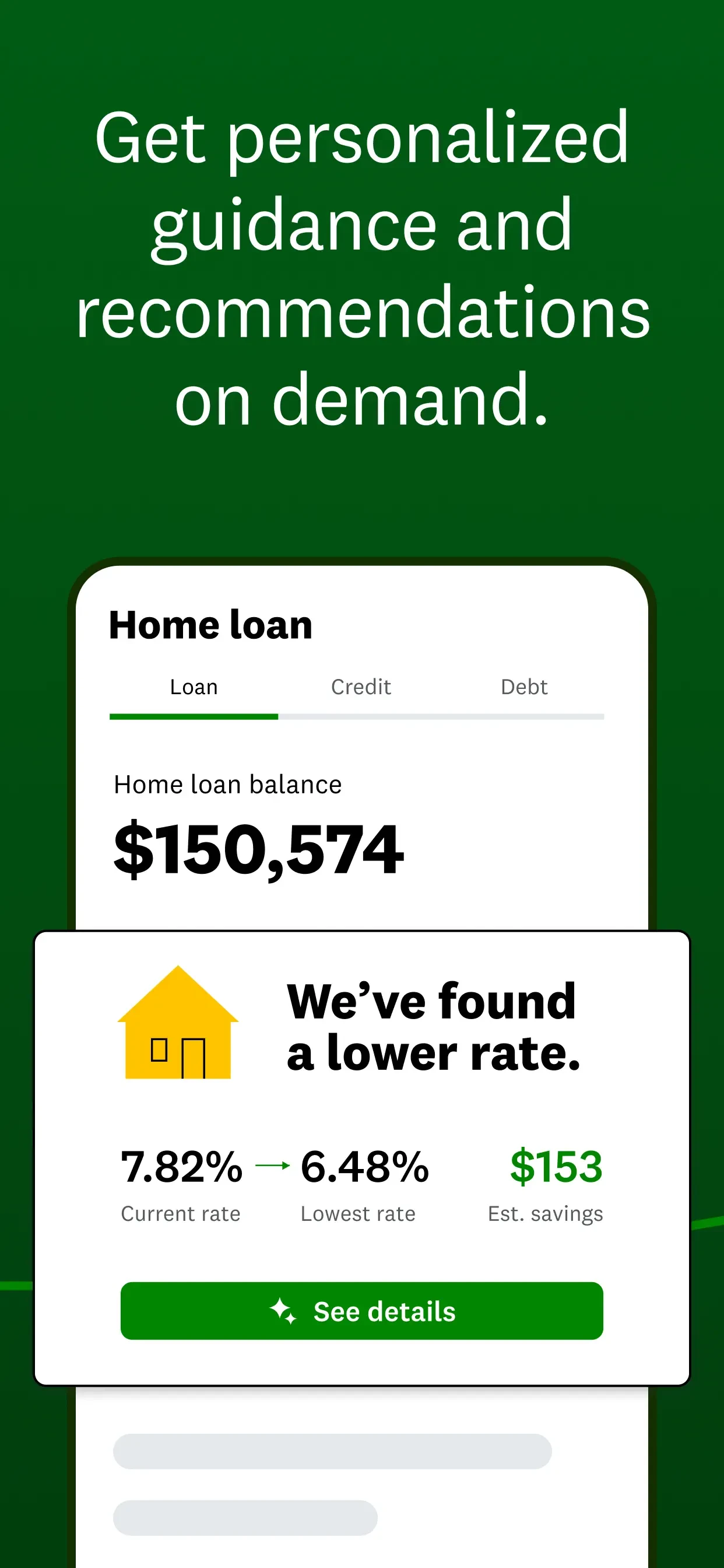 Intuit Credit Karma app store screenshot 1 — Finance (iOS)