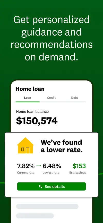 Intuit Credit Karma app store screenshot 1 — Finance (iOS)