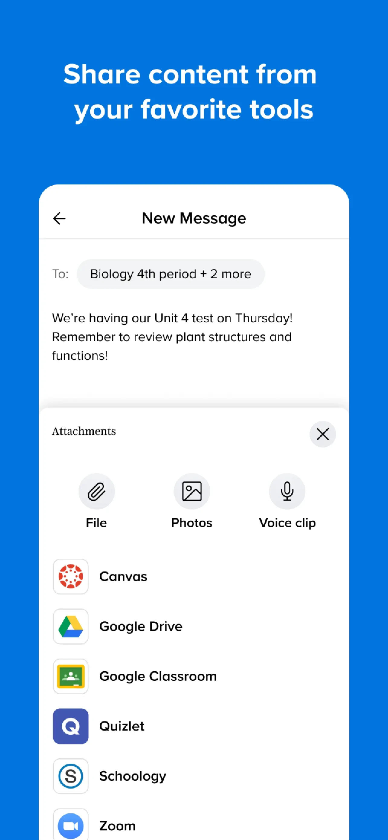 Remind: School Communication app store screenshot 2 — Unknown (iOS)