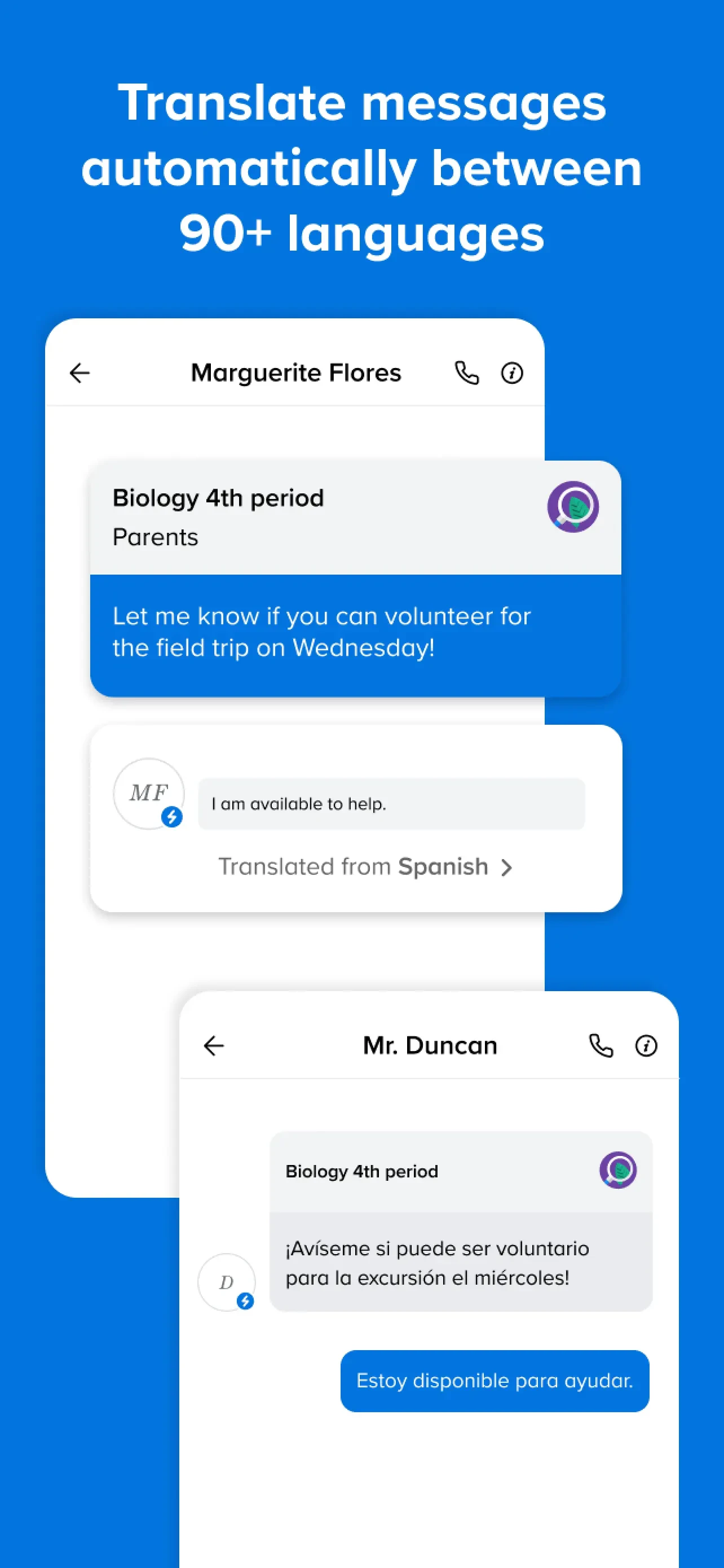Remind: School Communication app store screenshot 3 — Unknown (iOS)