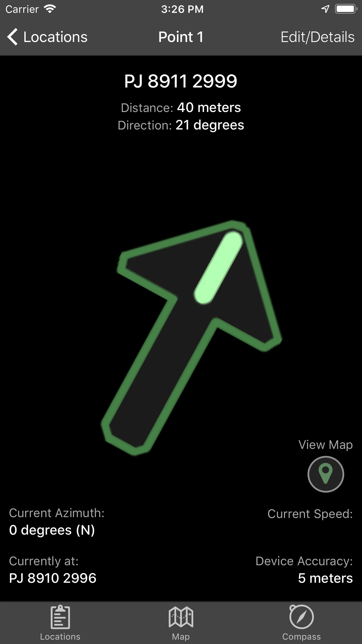 Land Nav Assistant app store screenshot 2 — Navigation (iOS)