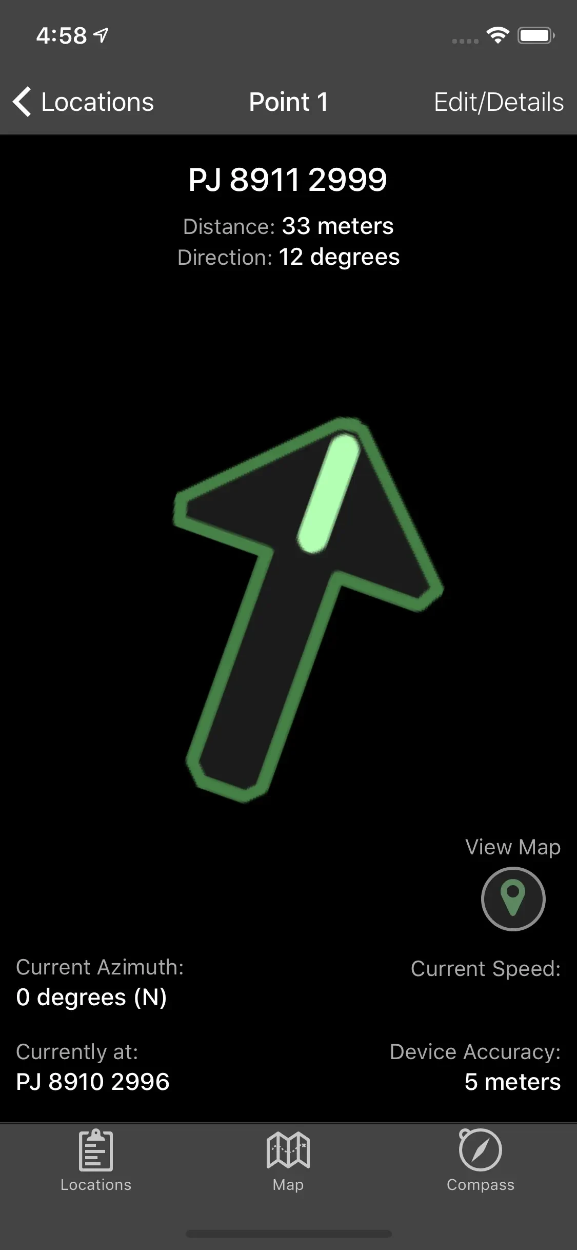 Land Nav Assistant app store screenshot 2 — Navigation (iOS)