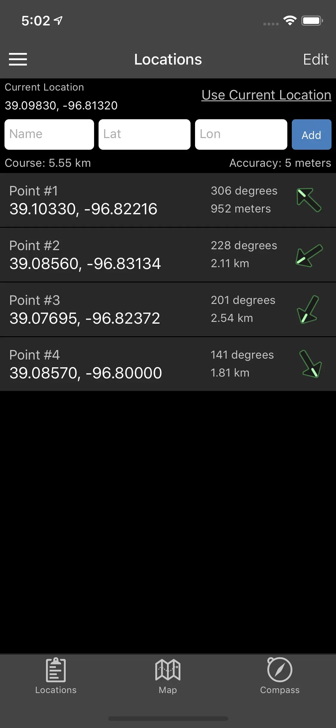Land Nav Assistant app store screenshot 6 — Navigation (iOS)