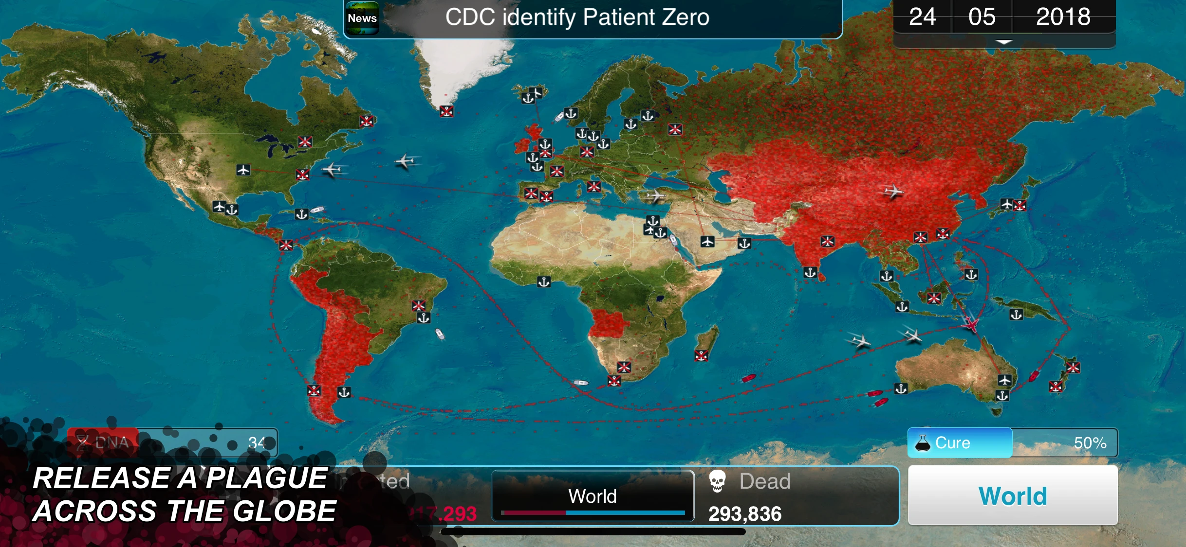 Plague Inc. app store screenshot 2 — Games (iOS)
