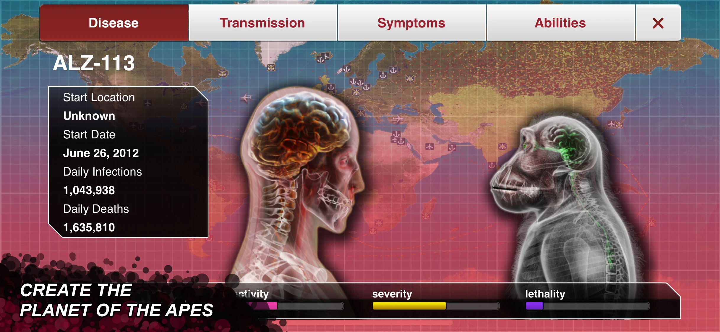 Plague Inc. app store screenshot 7 — Games (iOS)