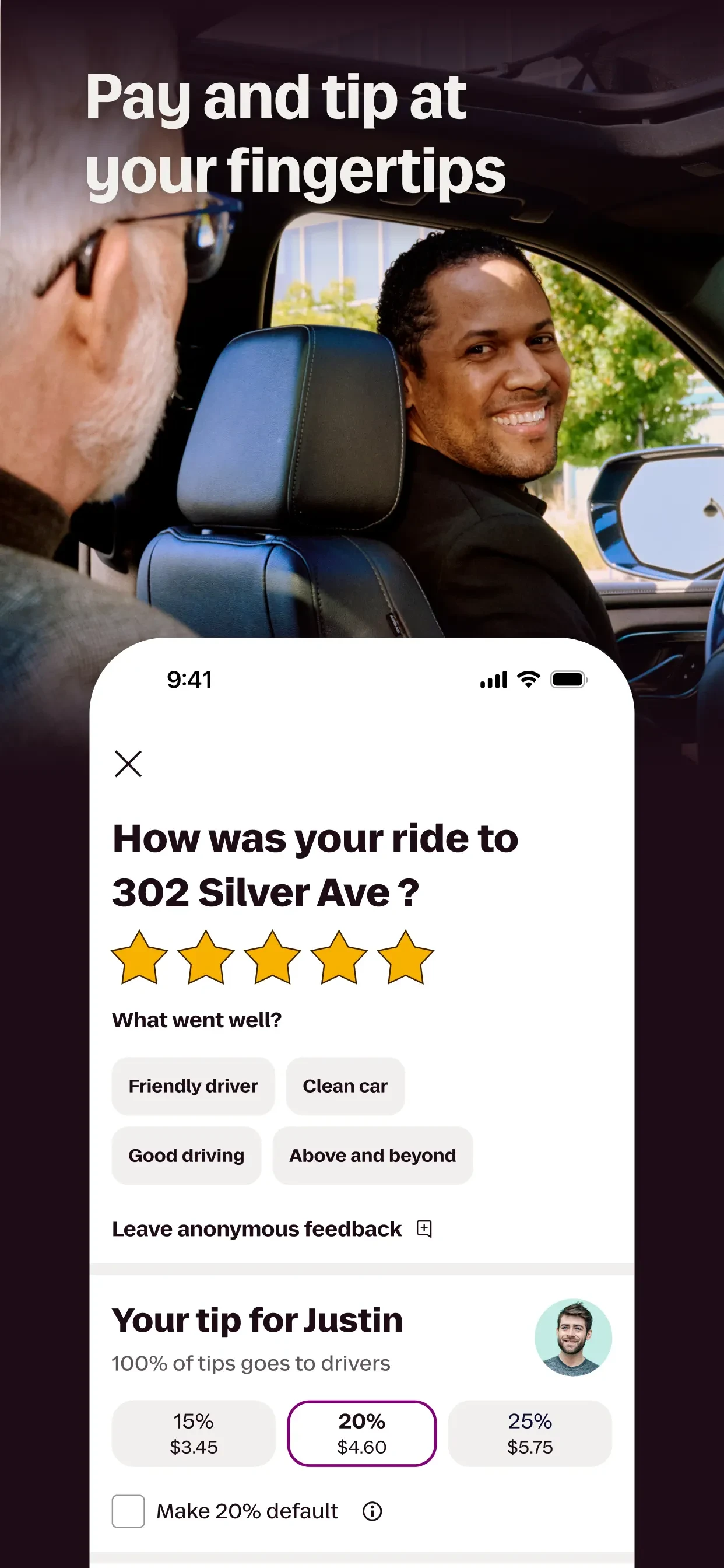 Lyft app store screenshot 5 — Travel (iOS)