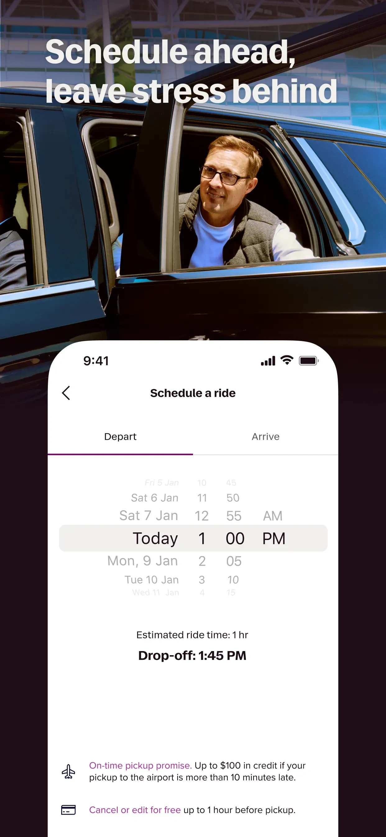 Lyft app store screenshot 6 — Travel (iOS)