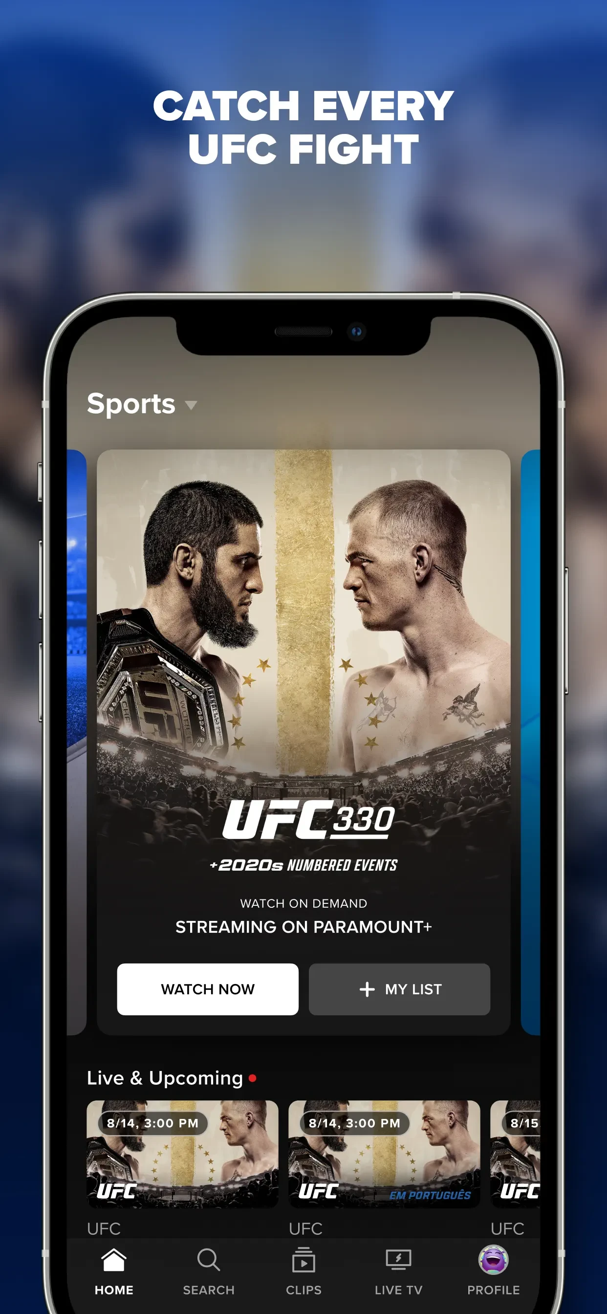 Paramount+ app store screenshot 4 — Entertainment (iOS)
