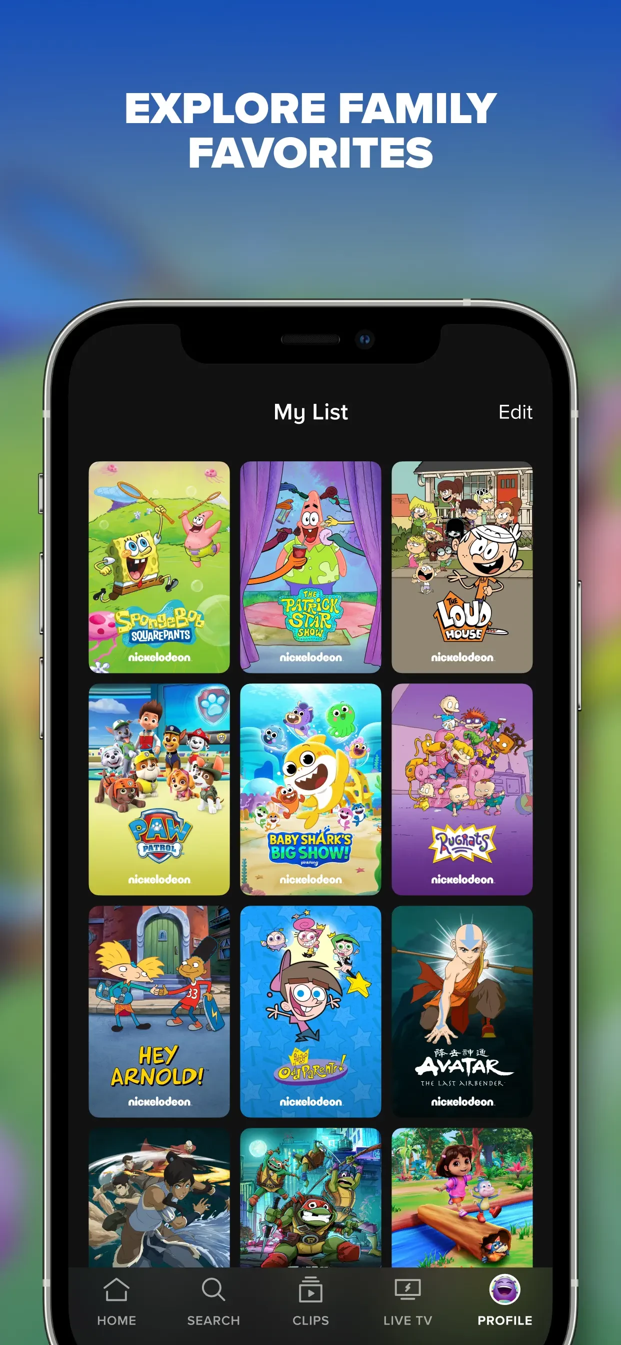 Paramount+ app store screenshot 6 — Entertainment (iOS)