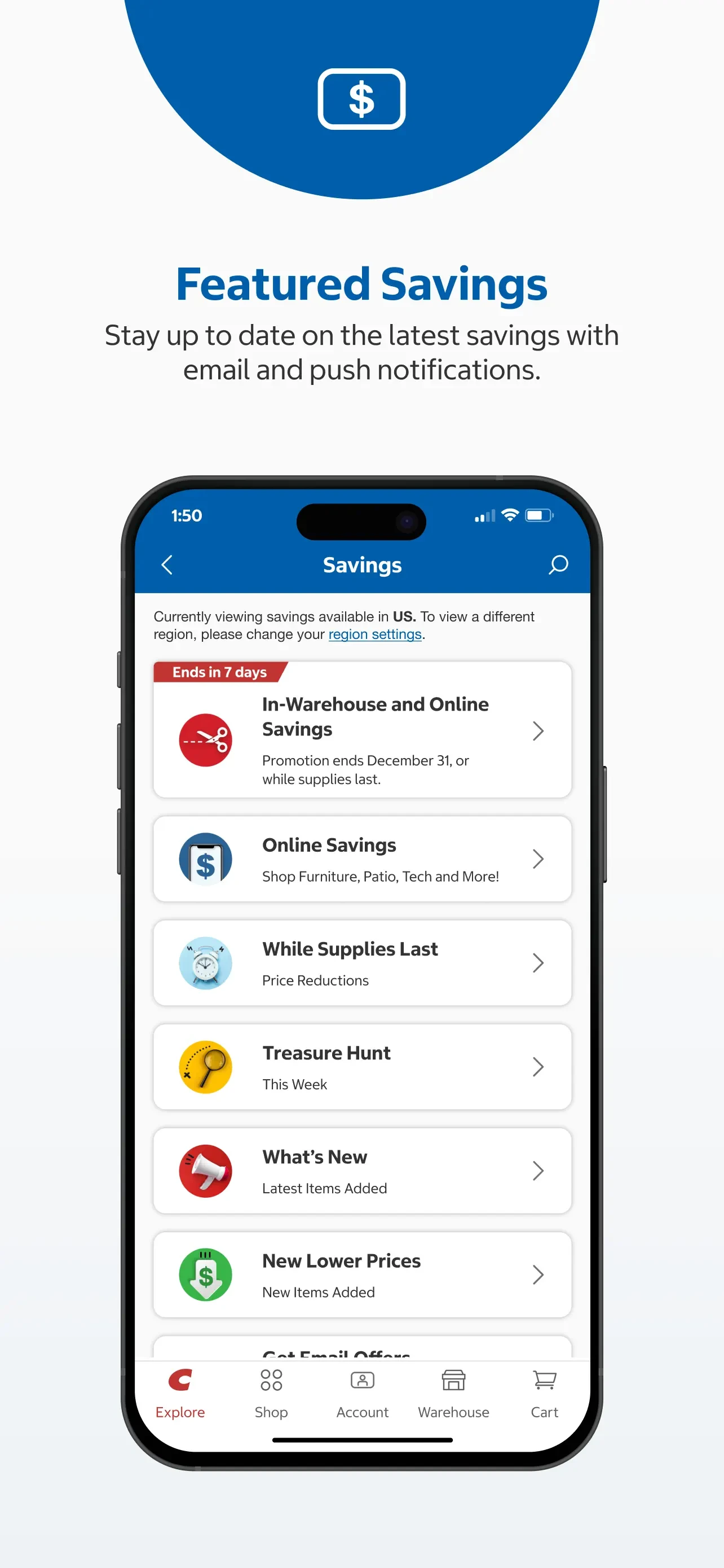 Costco app store screenshot 5 — Shopping (iOS)