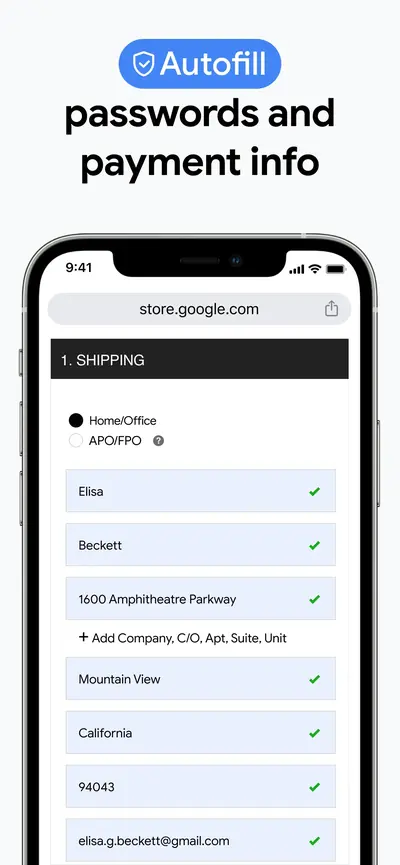 Google Chrome app store screenshot 5 — Utilities (iOS)