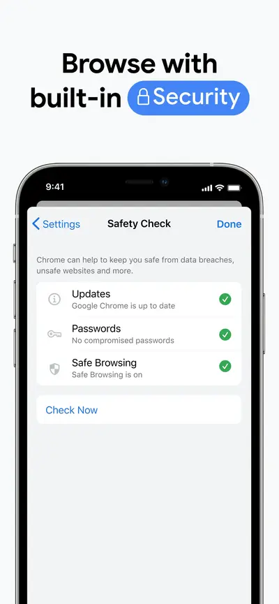 Google Chrome app store screenshot 9 — Utilities (iOS)