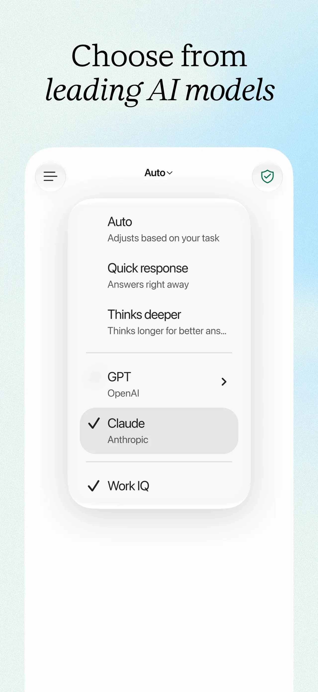 Microsoft Copilot app store screenshot 4 — Unknown (iOS)