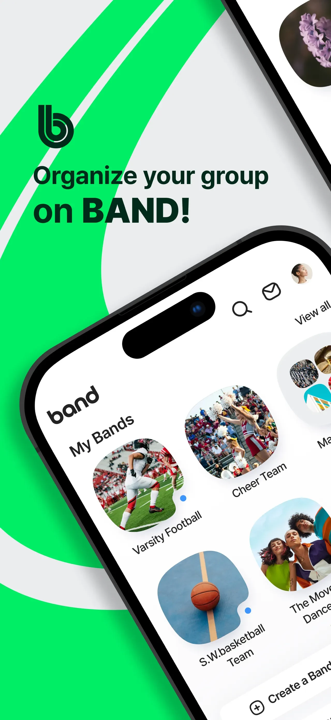 BAND - App for all groups app store screenshot 1 — Unknown (iOS)