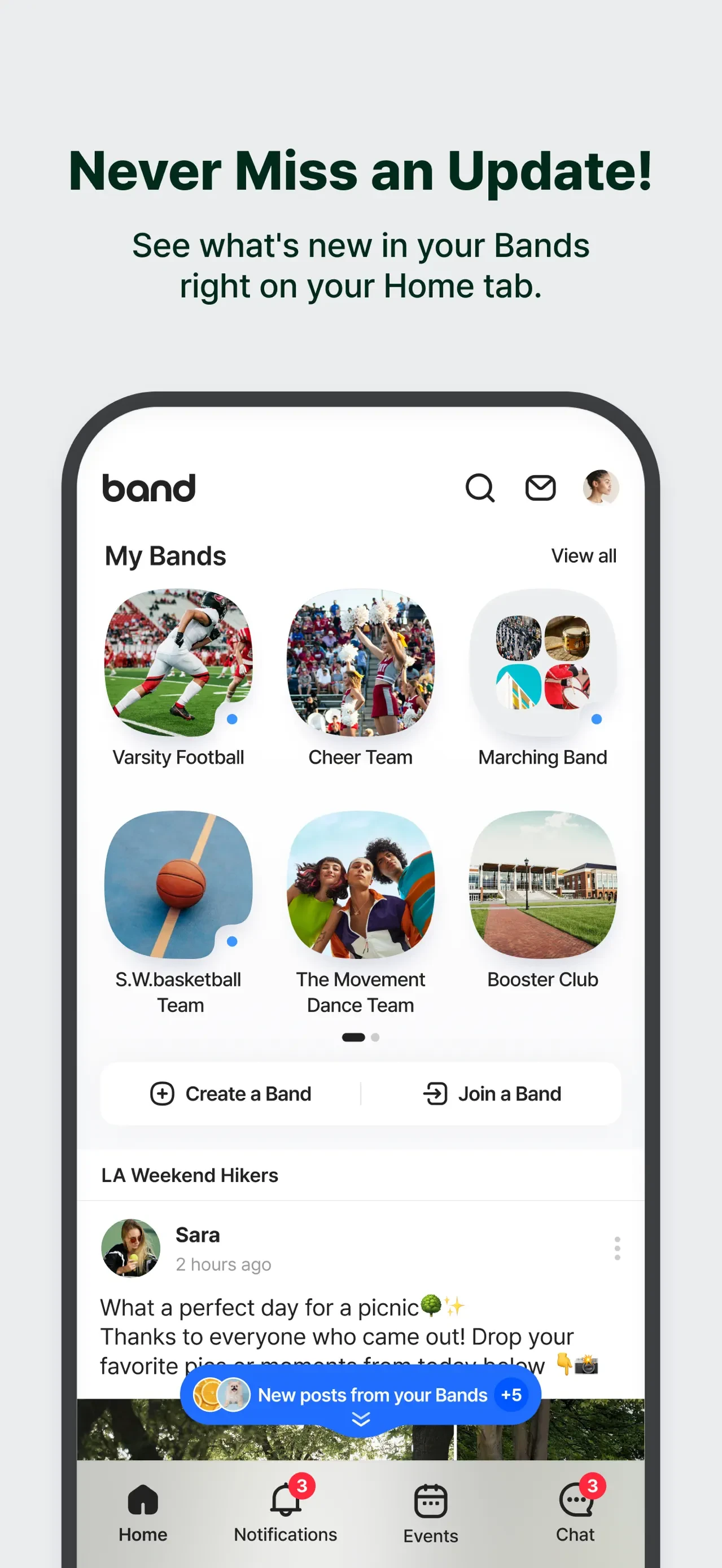 BAND - App for all groups app store screenshot 3 — Unknown (iOS)