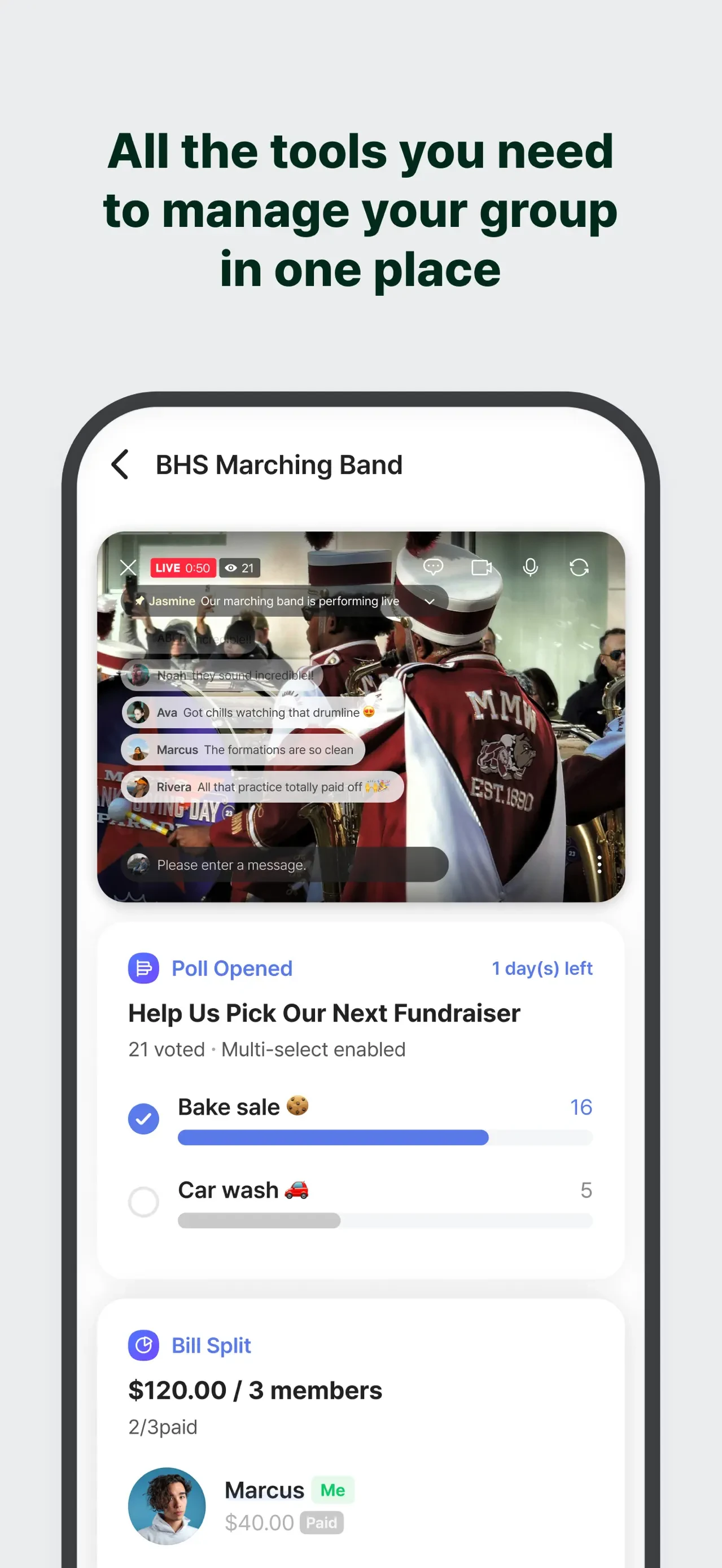 BAND - App for all groups app store screenshot 7 — Unknown (iOS)