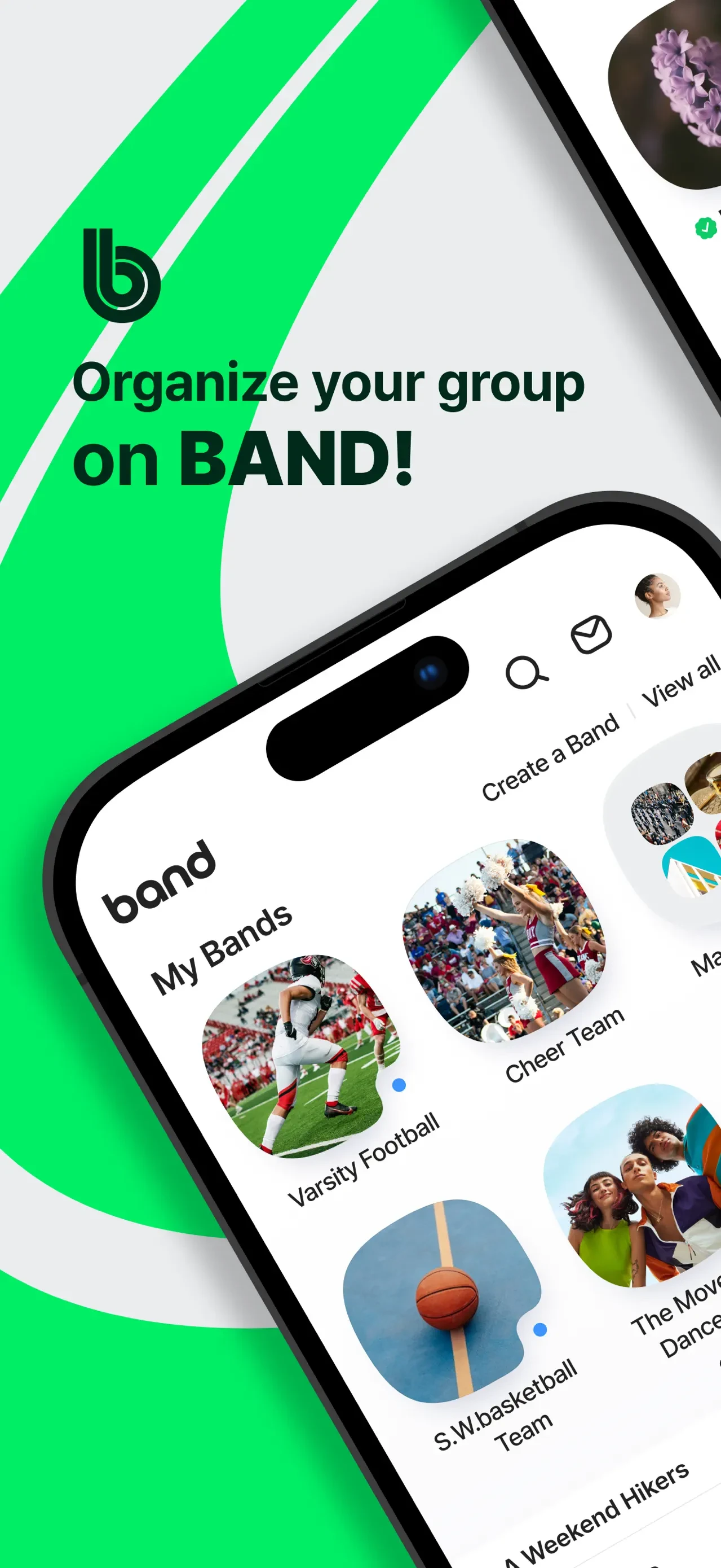 BAND - App for all groups app store screenshot 1 — Unknown (iOS)
