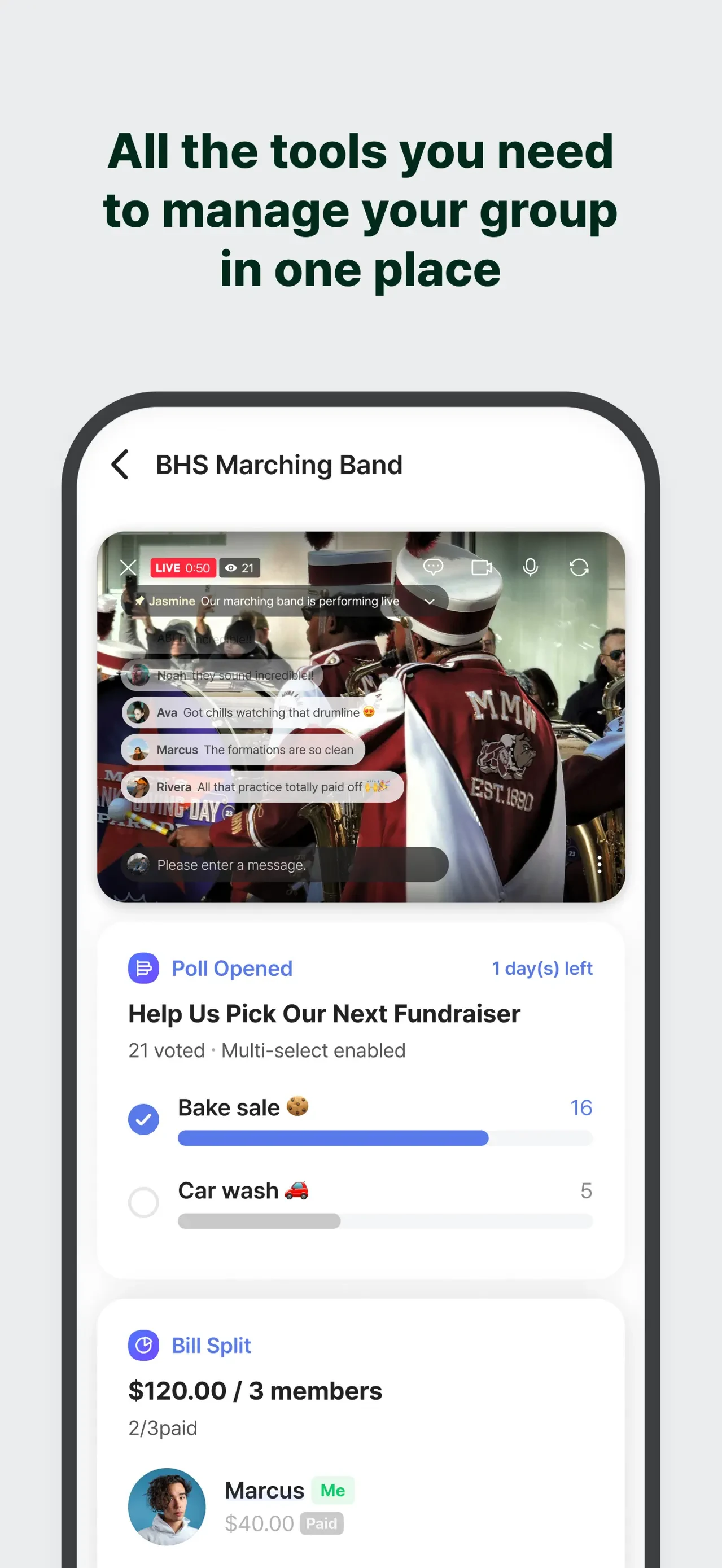 BAND - App for all groups app store screenshot 7 — Unknown (iOS)