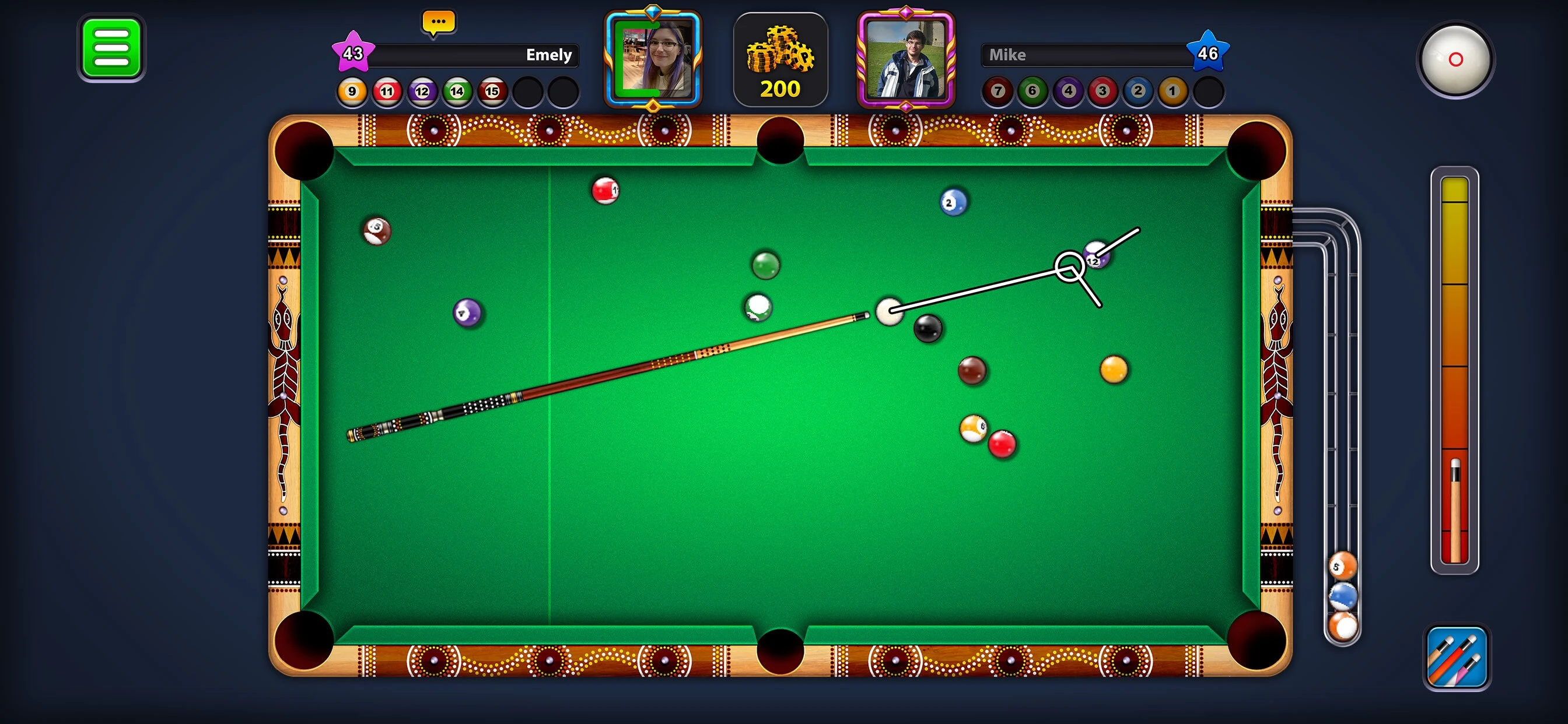 8 Ball Pool™ app store screenshot 4 — Games (iOS)
