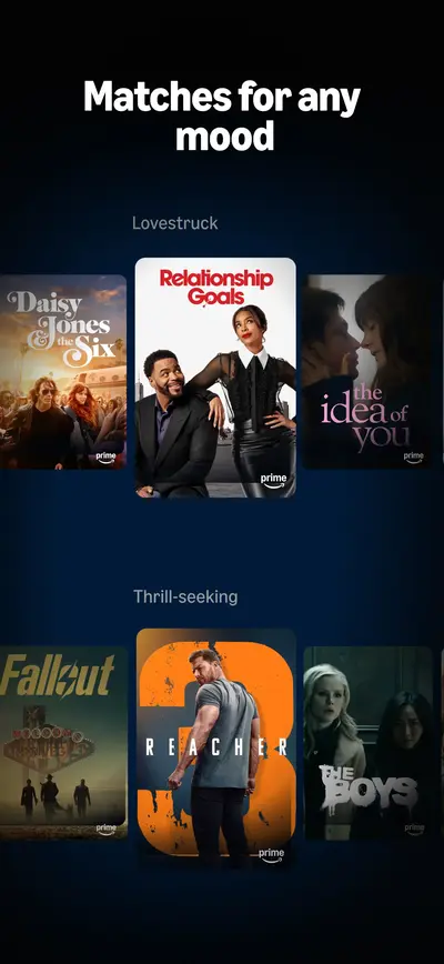 Amazon Prime Video app store screenshot 4 — Entertainment (iOS)
