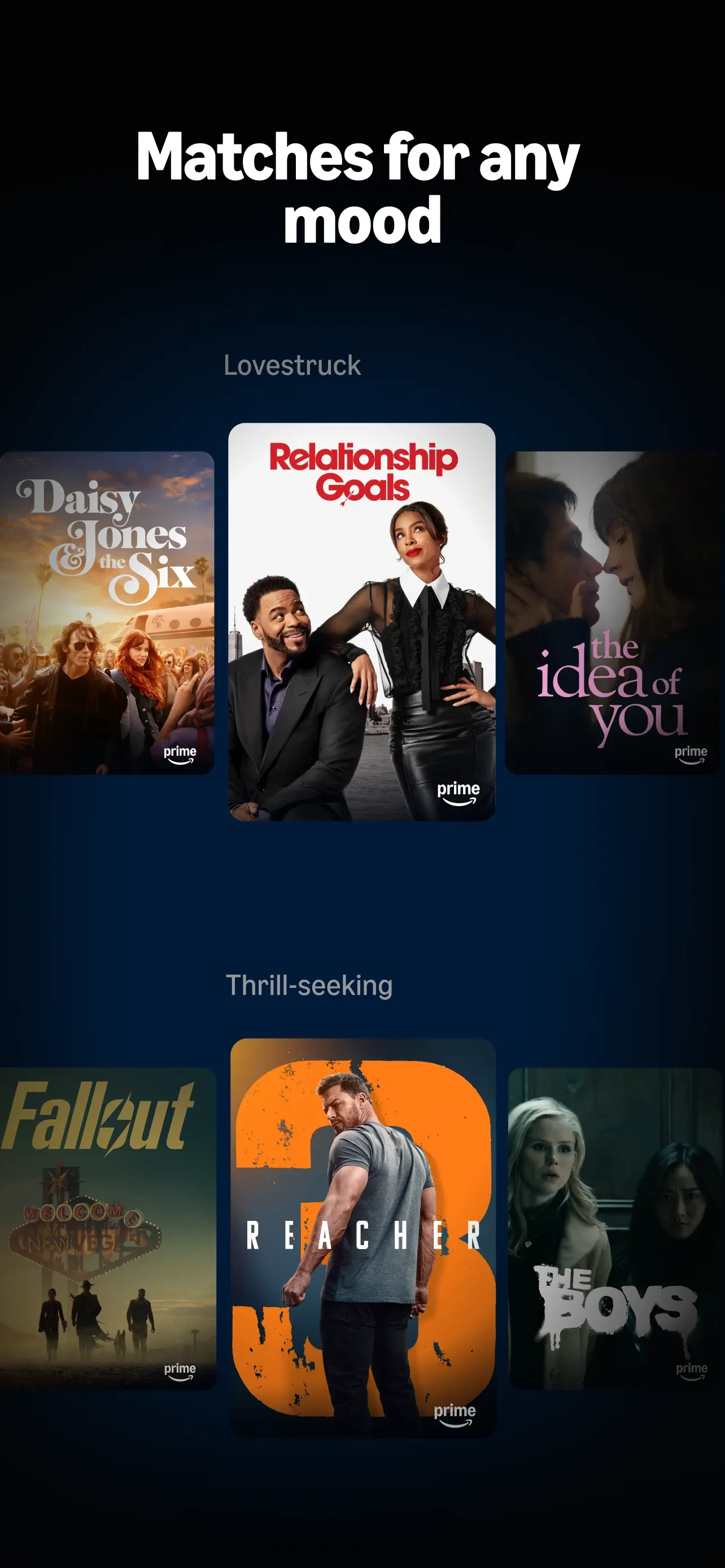 Amazon Prime Video app store screenshot 3 — Entertainment (iOS)