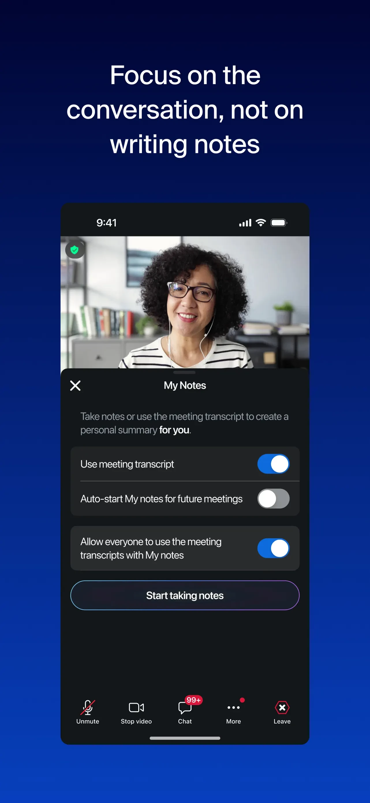 Zoom Workplace app store screenshot 3 — Business (iOS)