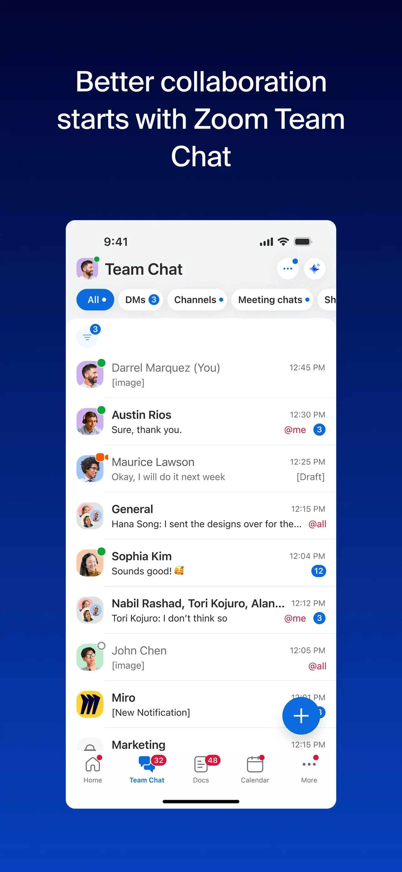 Zoom Workplace app store screenshot 5 — Business (iOS)