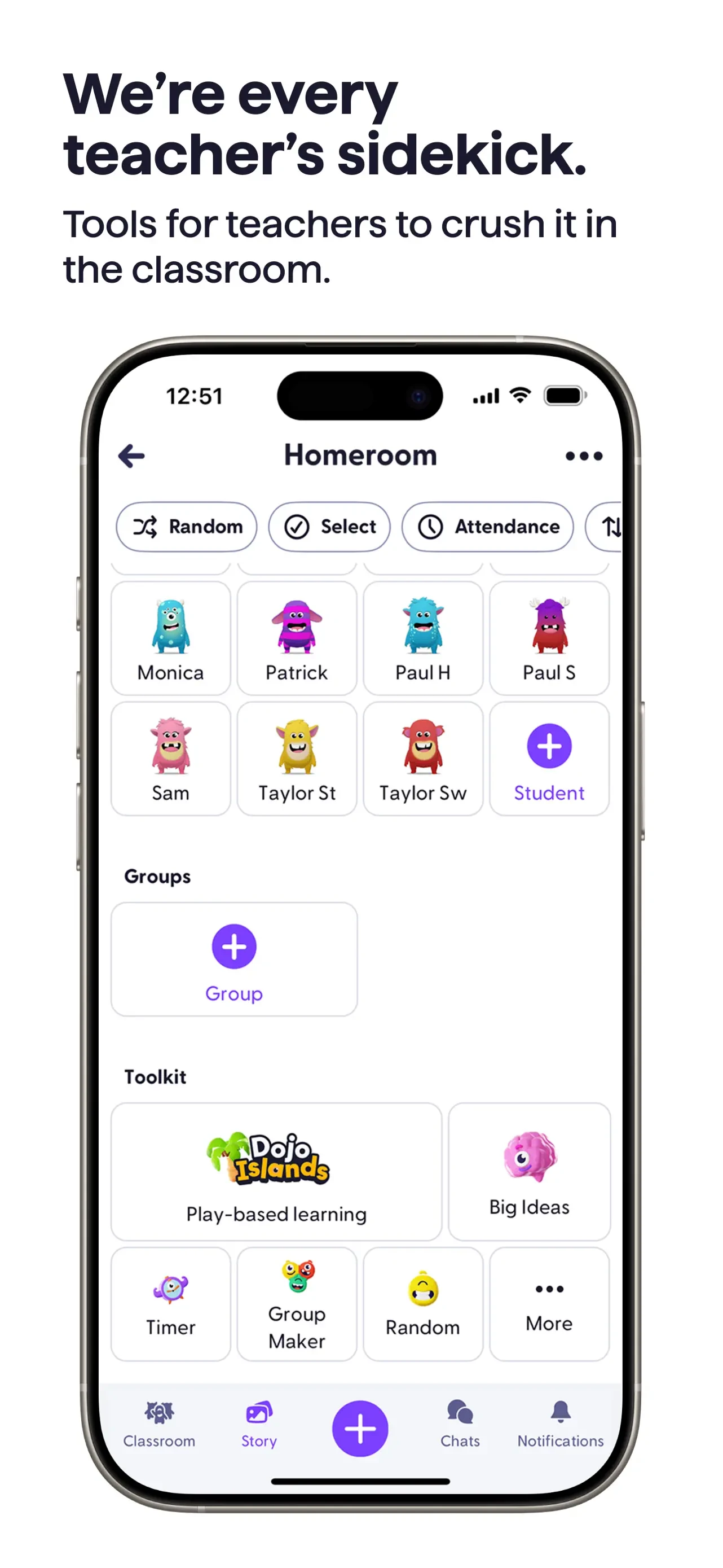 ClassDojo app store screenshot 1 — Unknown (iOS)