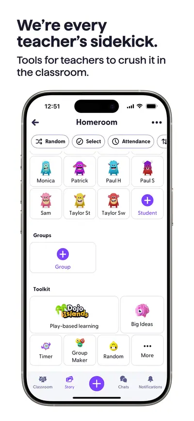 ClassDojo app store screenshot 1 — Unknown (iOS)