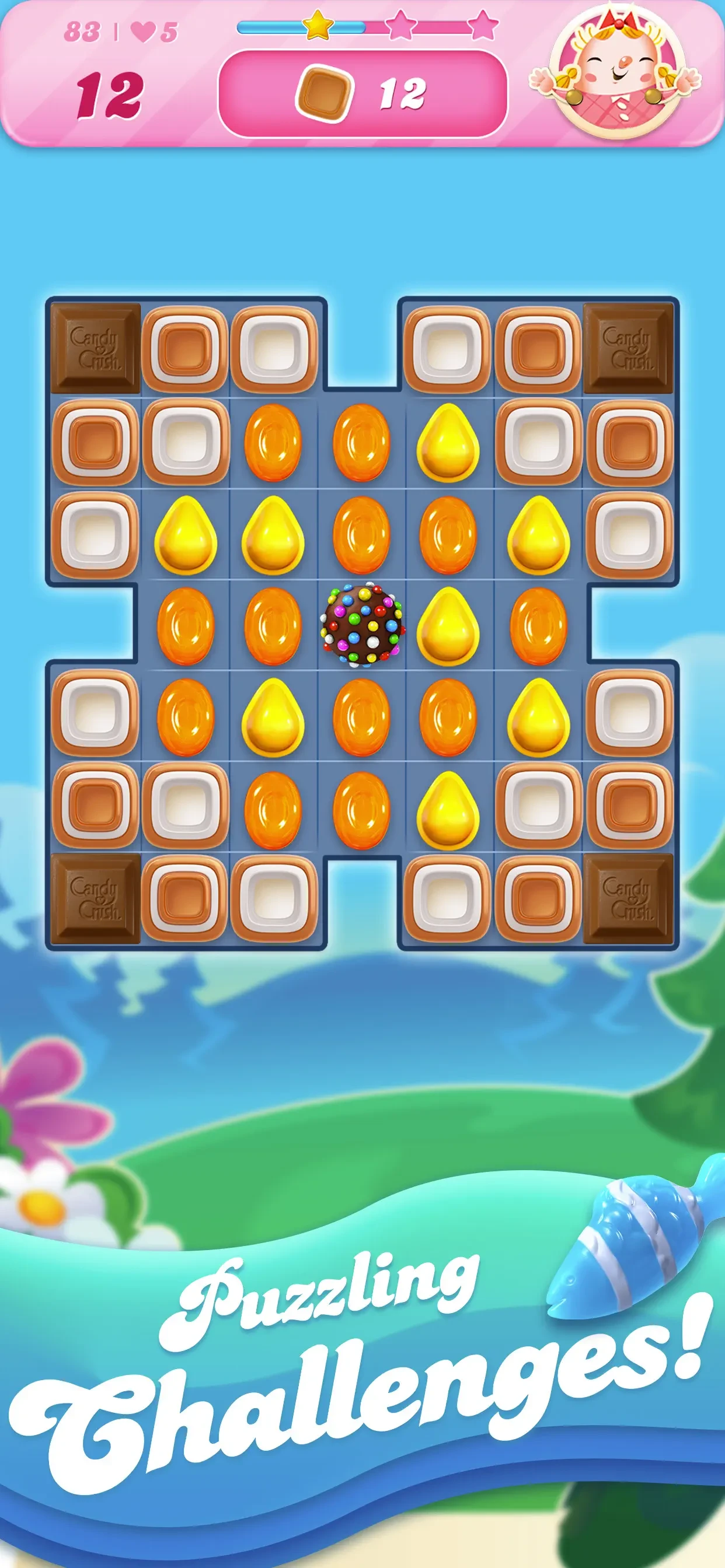 Candy Crush Saga app store screenshot 4 — Games (iOS)