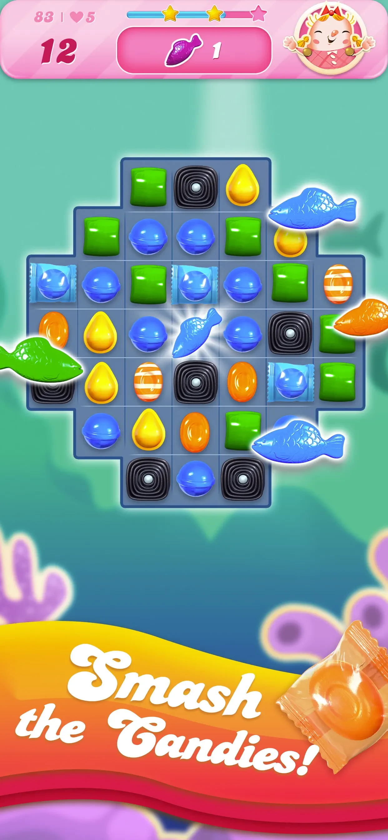 Candy Crush Saga app store screenshot 5 — Games (iOS)
