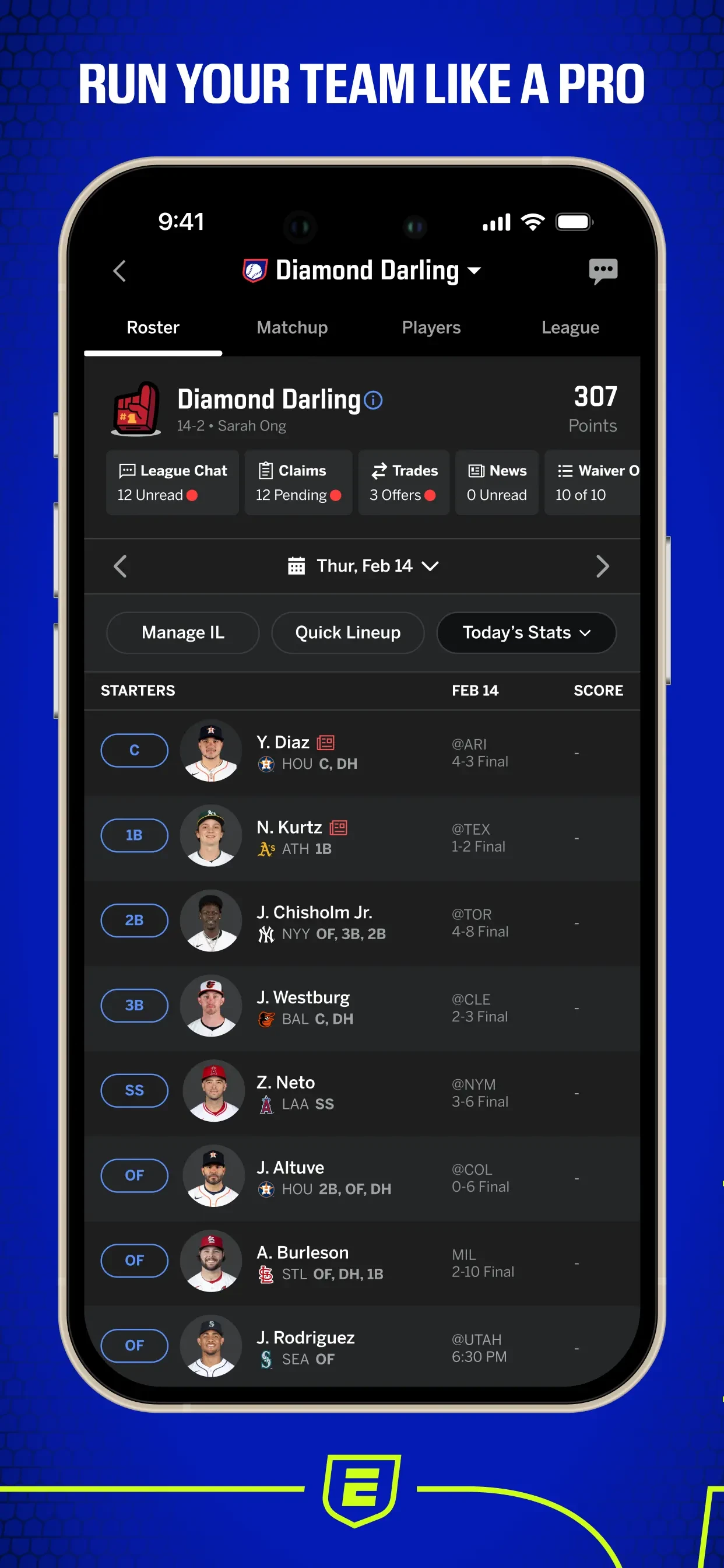 ESPN Fantasy Sports & More app store screenshot 7 — Unknown (iOS)