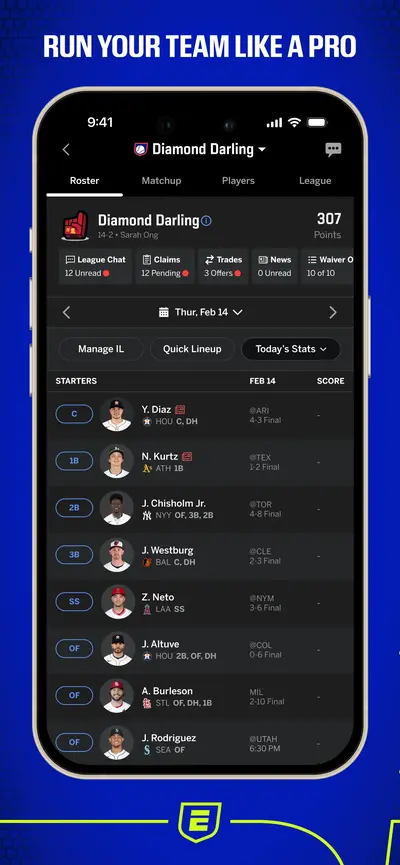 ESPN Fantasy Sports & More app store screenshot 7 — Unknown (iOS)