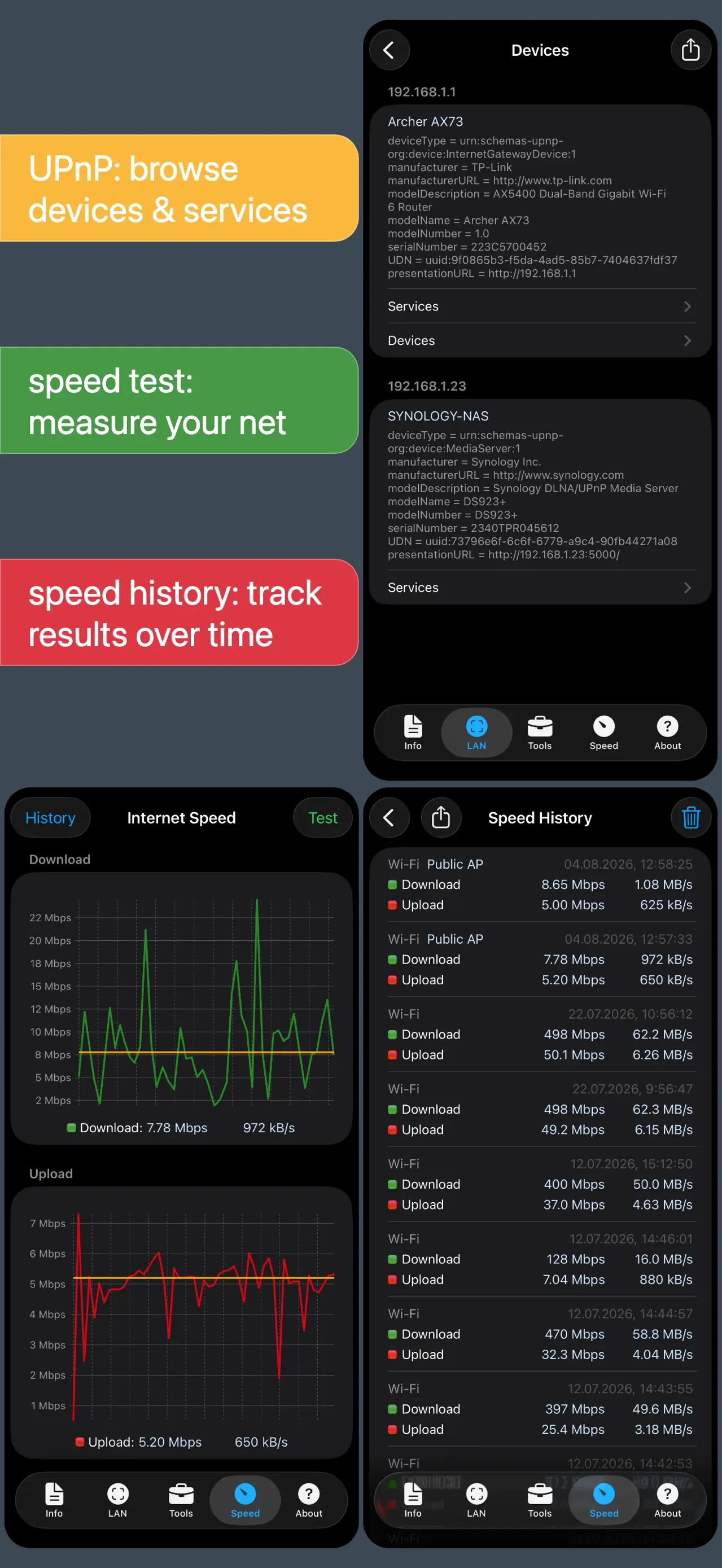 Network Analyzer Pro: IP Tools app store screenshot 3 — Unknown (iOS)